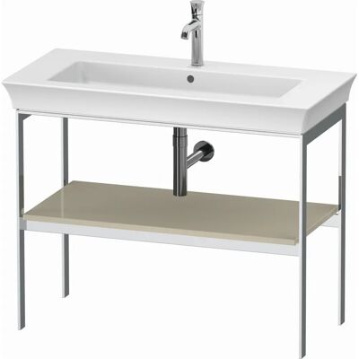 Duravit White Tulip Waschtisch-Konsole - Taupe Hochglanz - Rechteckig, Hergestellt in Deutschland Duravit White Tulip Waschtisch-Konsole - Taupe Hochglanz - Rechteckig, Hergestellt in Deutschland