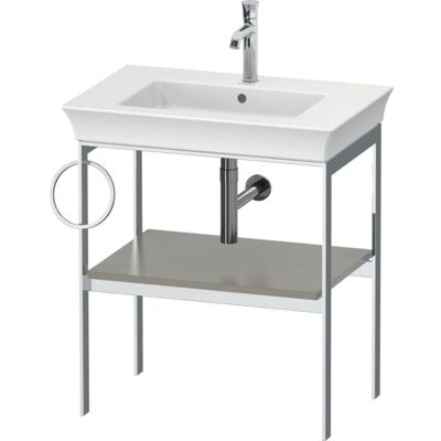 Duravit White Tulip Metallkonsole - Bodenstehend, 68,4x45cm Duravit White Tulip Metallkonsole - Bodenstehend, 68,4x45cm