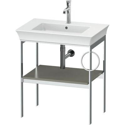 Duravit White Tulip Metallkonsole mit Handtuchhalter - Bodenstehend - White Tulip Duravit White Tulip Metallkonsole mit Handtuchhalter - Bodenstehend - White Tulip