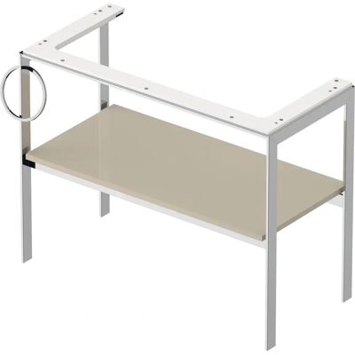 Duravit White Tulip Konsole - Metall, Taupe Hochglanz, Bodenstehend, Modell WT4544LH3H3 Duravit White Tulip Konsole - Metall, Taupe Hochglanz, Bodenstehend, Modell WT4544LH3H3