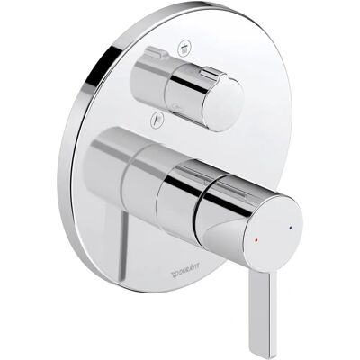 Duravit D-Neo Mischbatteri - 2 Ausgänge - Unterputz - Chrom Duravit D-Neo Mischbatteri - 2 Ausgänge - Unterputz - Chrom