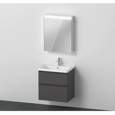 Duravit D-Neo Möbel-Set - Wandhängendes Badezimmermöbel mit LED-Spiegelschrank Duravit D-Neo Möbel-Set - Wandhängendes Badezimmermöbel mit LED-Spiegelschrank