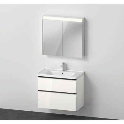 Duravit D-Neo Möbel-Set - Wandwaschtisch, LED Spiegelschrank - 800x2000mm Duravit D-Neo Möbel-Set - Wandwaschtisch, LED Spiegelschrank - 800x2000mm