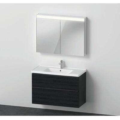 Duravit D-Neo Möbel-Set - Wandhängendes Waschbecken mit LED-Spiegelschrank Duravit D-Neo Möbel-Set - Wandhängendes Waschbecken mit LED-Spiegelschrank