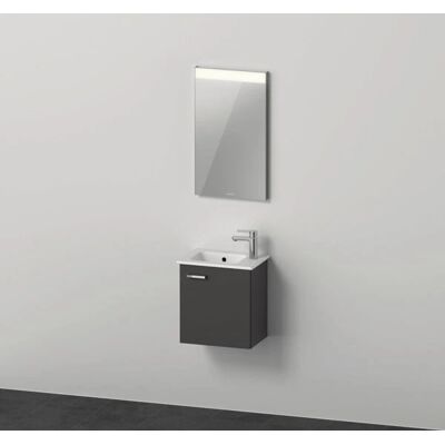 Duravit Xbase Wandhängendes Möbel-Set mit LED-Spiegel - 400 mm - Badezimmermöbel Duravit Xbase Wandhängendes Möbel-Set mit LED-Spiegel - 400 mm - Badezimmermöbel