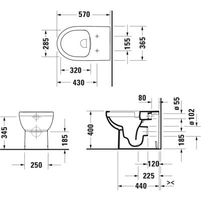 Duravit No.1 Rimless WC Duravit No.1 Rimless WC