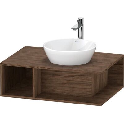 Unidad de lavabo Duravit D-Neo, suspendida, 80 cm, compartimento abierto, Nussbaum Dunkel - Mueble de lavabo Unidad de lavabo Duravit D-Neo, suspendida, 80 cm, compartimento abierto, Nussbaum Dunkel - Mueble de lavabo
