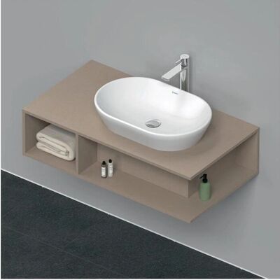 Mueble de baño Duravit D-Neo colgado en la pared - Ancho 100 cm - Compartimento abierto izquierdo Mueble de baño Duravit D-Neo colgado en la pared - Ancho 100 cm - Compartimento abierto izquierdo