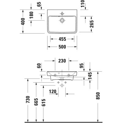 Duravit Weiß Wandwaschbecken - Handwaschbecken Duravit Weiß Wandwaschbecken - Handwaschbecken