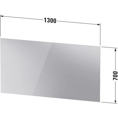 Espejo de Baño Duravit Blanco Mate con Luz LED Indirecta - 130x70cm Espejo de Baño Duravit Blanco Mate con Luz LED Indirecta - 130x70cm