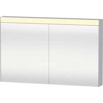 Duravit Wit Spiegelkast - 121x76cm, Draaiende Deuren, LED Duravit Wit Spiegelkast - 121x76cm, Draaiende Deuren, LED
