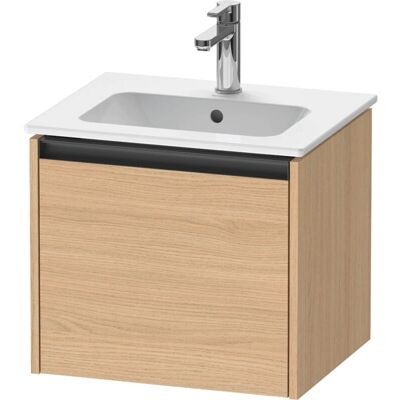 Duravit Ketho.2 Wandhängender Waschtischunterschrank in Natur Eiche - Badmöbel Duravit Ketho.2 Wandhängender Waschtischunterschrank in Natur Eiche - Badmöbel