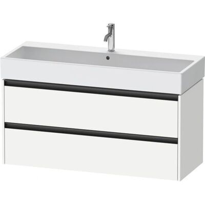 Duravit Ketho.2 Wandhängende Waschtischunterbau Weiß Matt 1184x460x549 mm - Waschtischunterschrank Duravit Ketho.2 Wandhängende Waschtischunterbau Weiß Matt 1184x460x549 mm - Waschtischunterschrank