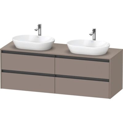 Duravit Ketho.2 Wandhängender Basalt Matt Waschtischunterbau - Waschtischunterbau Duravit Ketho.2 Wandhängender Basalt Matt Waschtischunterbau - Waschtischunterbau