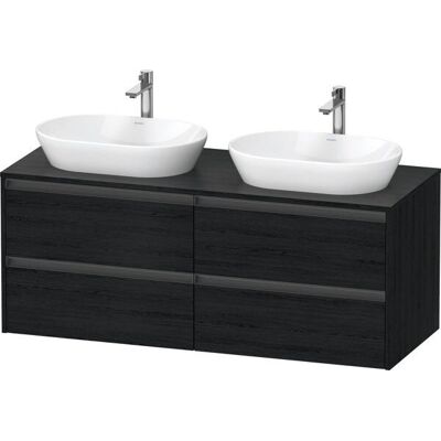 Duravit Ketho.2 Wandhängender Waschtischunterbau - 4 Schubladen, Beidseitiger Becken, 1400x550x568 mm Duravit Ketho.2 Wandhängender Waschtischunterbau - 4 Schubladen, Beidseitiger Becken, 1400x550x568 mm