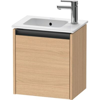 Duravit Ketho.2 Waschtischunterbau - Natur Eiche Matt, 1 Tür, Linke Türanschlag Duravit Ketho.2 Waschtischunterbau - Natur Eiche Matt, 1 Tür, Linke Türanschlag
