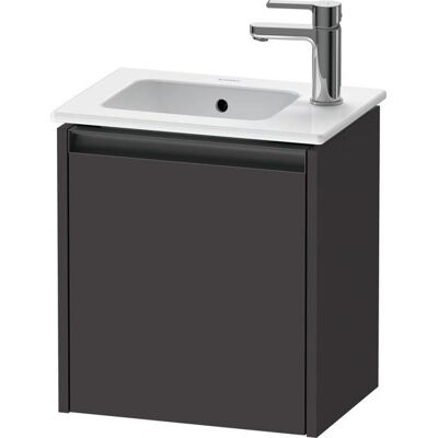 Duravit Ketho.2 Wandhängender Waschtischunterbau, Graphit Supermatt - K25060R Duravit Ketho.2 Wandhängender Waschtischunterbau, Graphit Supermatt - K25060R