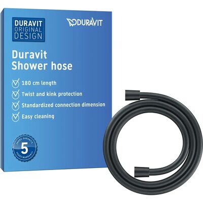 Duravit Universal Shower Head - Round, 3 Spray Modes, Matte Black Duravit Universal Shower Head - Round, 3 Spray Modes, Matte Black
