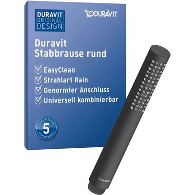 Duravit UV0640001046 Rain Shower Head - Thermostatic, Matte Black Duravit UV0640001046 Rain Shower Head - Thermostatic, Matte Black