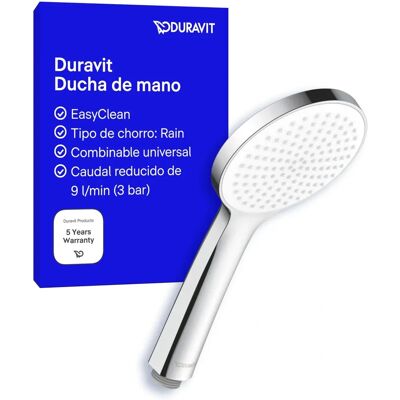 Duravit UV0660017010 Douchette tête 230mm chromé/blanc - Showerhead - Publicité Duravit UV0660017010 Douchette tête 230mm chromé/blanc - Showerhead - Publicité