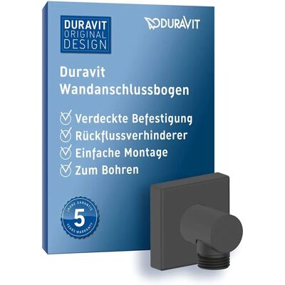 Duravit Ścienny Kąt - Czarny Matowy - Uniwersalny, Model UV0630011046 Duravit Ścienny Kąt - Czarny Matowy - Uniwersalny, Model UV0630011046
