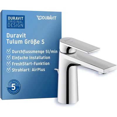 Duravit Tulum Einhebel-Waschtischmischer - Chrom Hochglanz - Armatur Duravit Tulum Einhebel-Waschtischmischer - Chrom Hochglanz - Armatur