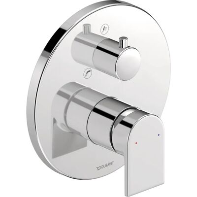 Duravit Tulum badkraan - keramiek, chroom, muurbevestiging Duravit Tulum badkraan - keramiek, chroom, muurbevestiging