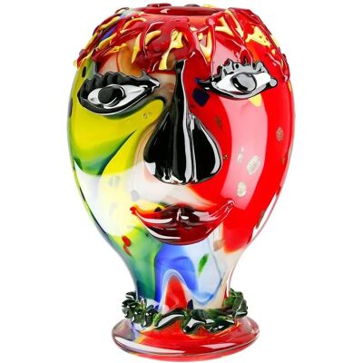 GILDE Casablanca Gesichtsvasen Andrew, Mehrfarbig - Vase GILDE Casablanca Gesichtsvasen Andrew, Mehrfarbig - Vase