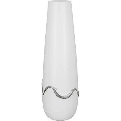 Vaso GILDE Carino - Bianco, 14x49 cm - Ceramica decorativa Vaso GILDE Carino - Bianco, 14x49 cm - Ceramica decorativa