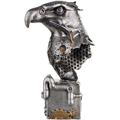 GILDE AQUILA STEAMPUNK - Statua Decorativa, 13x19x27cm GILDE AQUILA STEAMPUNK - Statua Decorativa, 13x19x27cm