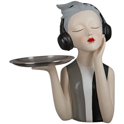 GILDE Girl with Headphones - Figur - Decor GILDE Girl with Headphones - Figur - Decor