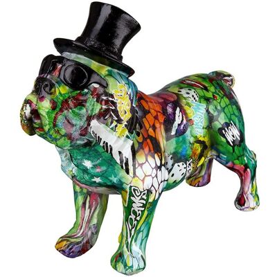 GILDE Mops Street Art Figura Animal - Bunta - 27x24x10 cm GILDE Mops Street Art Figura Animal - Bunta - 27x24x10 cm