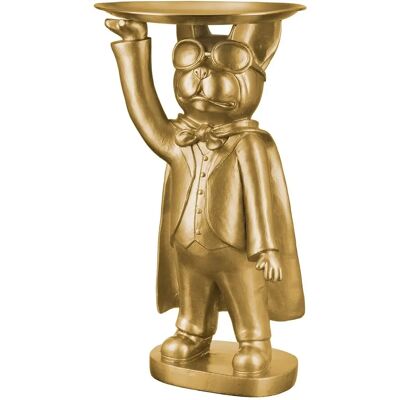 GILDE Casablanca Held Hond Decoratieve Figurine - Goud 31cm GILDE Casablanca Held Hond Decoratieve Figurine - Goud 31cm