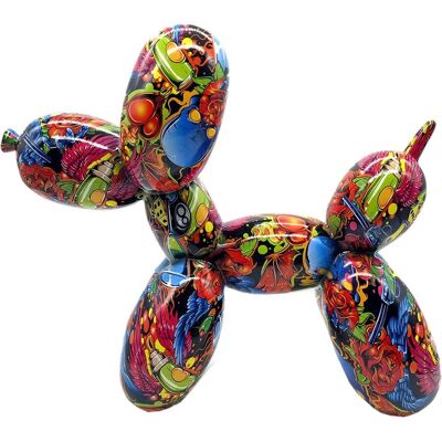 GILDE Casablanca Chien Ballon Street Art - Figur Décor, Multicolore GILDE Casablanca Chien Ballon Street Art - Figur Décor, Multicolore