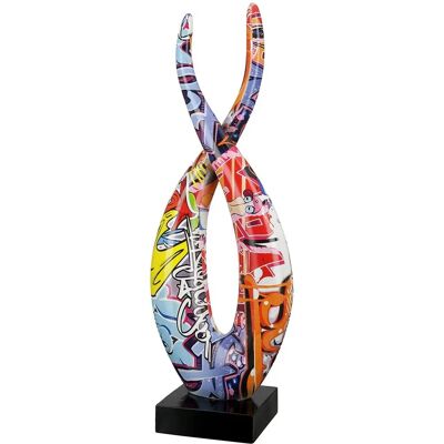Gilde Flame Street Art Decor Figur - Modern Art Sculpture Gilde Flame Street Art Decor Figur - Modern Art Sculpture