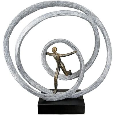 GILDE 'Liberation' Skulptur - Resin, Weiß, 38x35x13cm GILDE 'Liberation' Skulptur - Resin, Weiß, 38x35x13cm