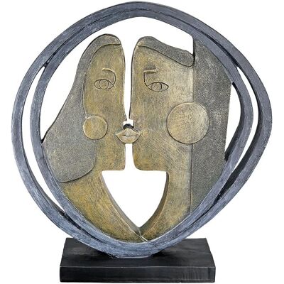 GILDE Abstrakte Skulptur - Dekofigur - 28,5x31x8cm GILDE Abstrakte Skulptur - Dekofigur - 28,5x31x8cm