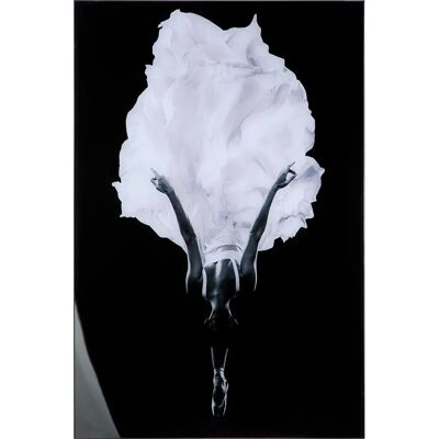 Toile de Ballerine Noire en Acrylique Gilde Image - Peinture - Publicité Toile de Ballerine Noire en Acrylique Gilde Image - Peinture - Publicité