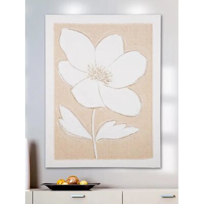 GILDE Flor en Tela - Arte de Pared GILDE Flor en Tela - Arte de Pared