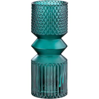 Jarrón de cristal Gilde Pintu - Decoración verde Jarrón de cristal Gilde Pintu - Decoración verde