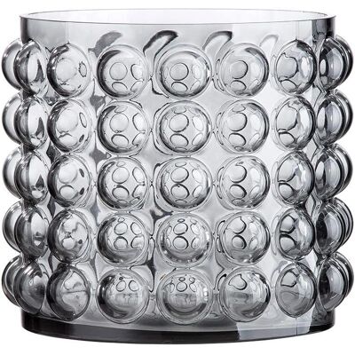 GILDE - CASABLANCA - Grey - H17 Ø19 - Vase GILDE - CASABLANCA - Grey - H17 Ø19 - Vase