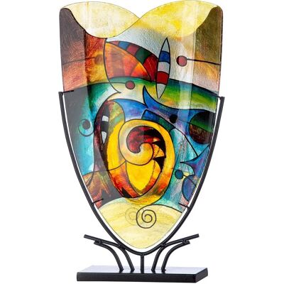 GILDE Verona Bunte Dekovase - Vase GILDE Verona Bunte Dekovase - Vase