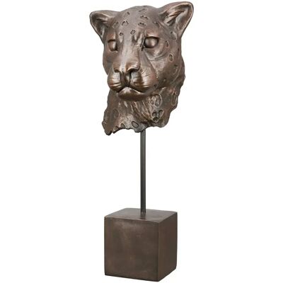 GILDE Leopard Antique Bronzefigur - Dekoratives Objekt GILDE Leopard Antique Bronzefigur - Dekoratives Objekt