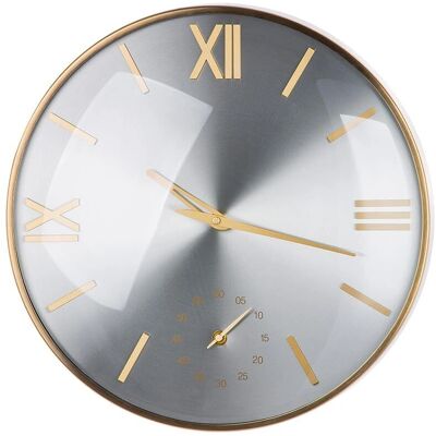 GILDE Wanduhr Bicolor - 31,5cm x 43cm - Beige GILDE Wanduhr Bicolor - 31,5cm x 43cm - Beige
