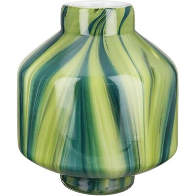 GILDE Verdo Vaso di vetro verde fatto a mano - Vaso GILDE Verdo Vaso di vetro verde fatto a mano - Vaso