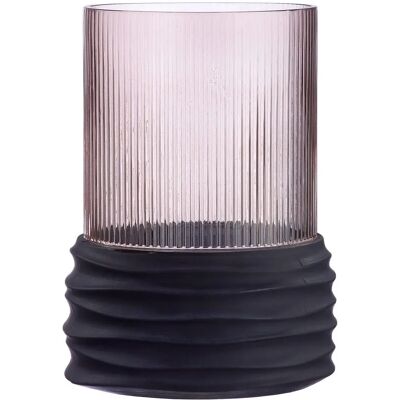 GILDE Casablanca Vase - Brown - 19.5 cm GILDE Casablanca Vase - Brown - 19.5 cm