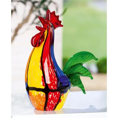 GILDE Casablanca Hahn Glasfigur - Weihnachtsdeko GILDE Casablanca Hahn Glasfigur - Weihnachtsdeko