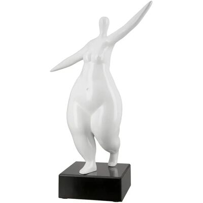 GILDE Lady White Sculpture - Decor Figurine 28x14x37 cm GILDE Lady White Sculpture - Decor Figurine 28x14x37 cm