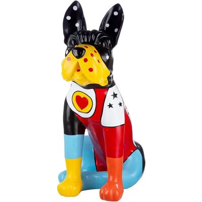 Kleurrijke Doggy Sculptuur GILDE - 72 cm - Decoratief Dierfiguur Kleurrijke Doggy Sculptuur GILDE - 72 cm - Decoratief Dierfiguur