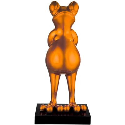 GILDE Frosch Orange Dekorationsfigur - 68cm - Modern Dekoration GILDE Frosch Orange Dekorationsfigur - 68cm - Modern Dekoration
